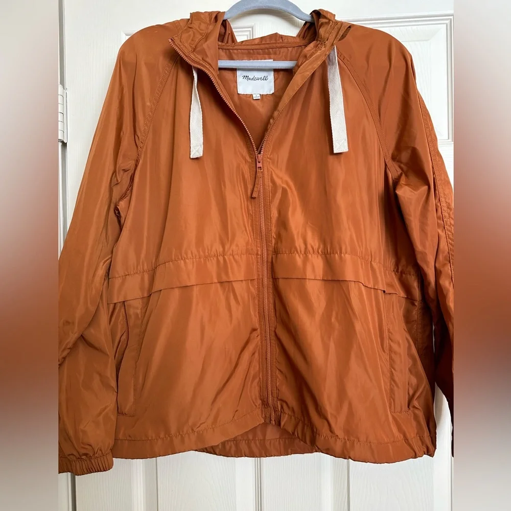 Madewell Raincheck Packable Raincoat size large - Picture 7 of 13